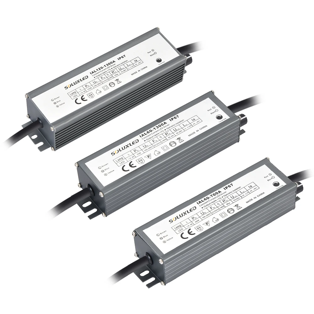 Led Driver 60W 1300mA IP67 High PFC no flicker for led quantum boards led grow lights