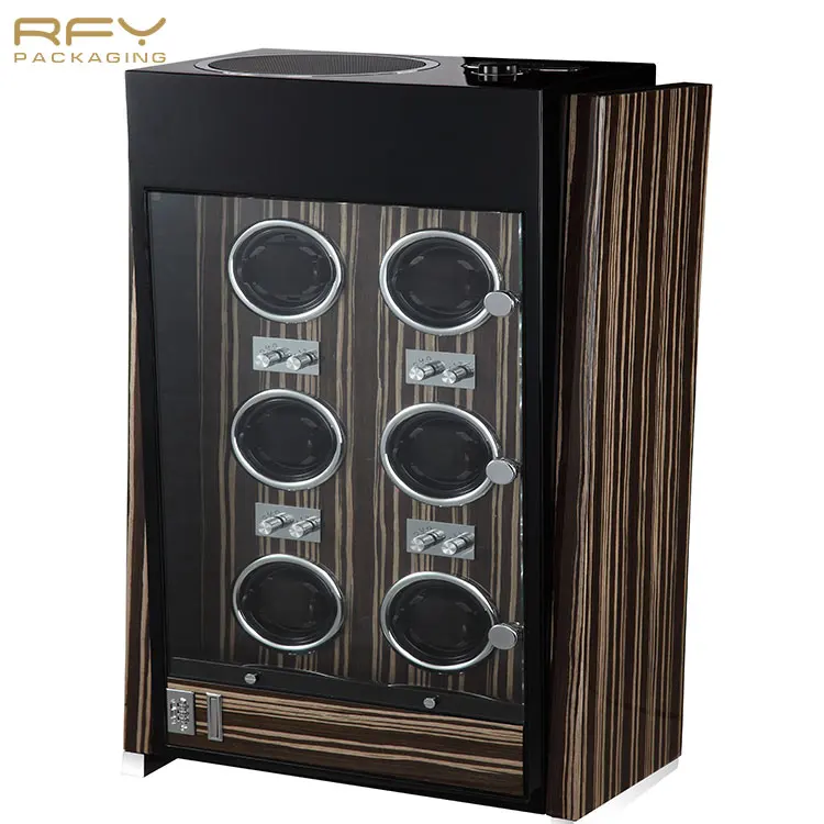 FSC custom MDF Роскошная Подарочная деревянная коробка для часов упаковочная коробка для намотки и дисплея часов