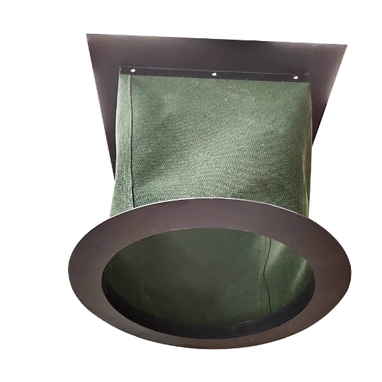 Factory Fire resistant high temperature flexible piping connectors for HVAC systems expansion joint ducting fabric bellow