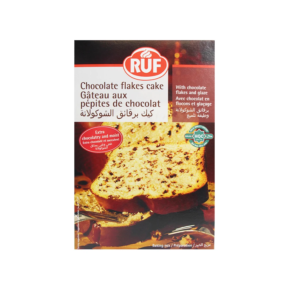 
HALAL BRC IFS Dessert Powder Chocolate Cake Mix with Flakes 