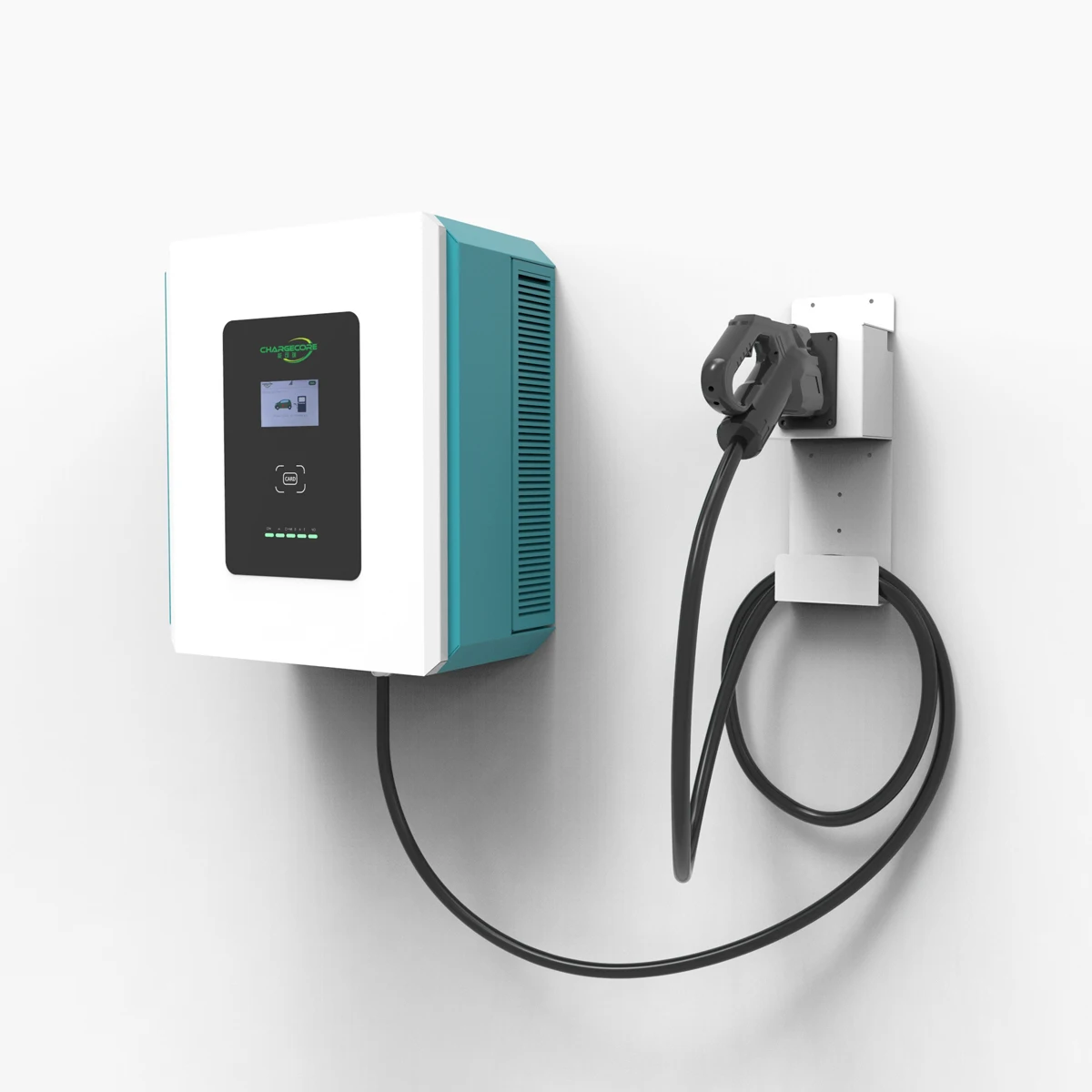 Производители 20kw EVCC DC wallbox настенная с RFID картой Автомобильная зарядная станция