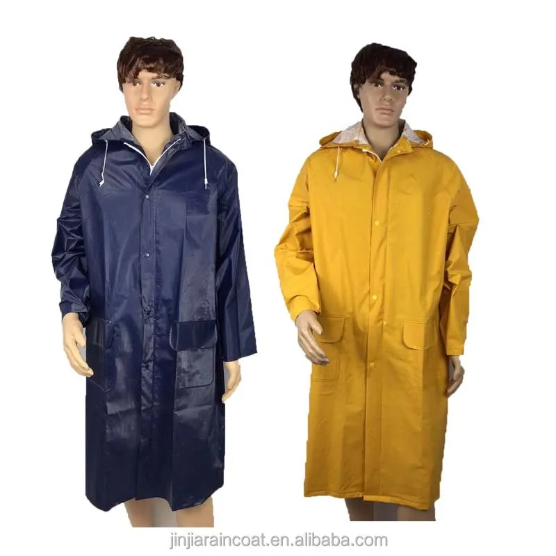 High Quality 1PC Unisex Raincoat Thickened Waterproof Rain Coat Women Men pvc polyester printed rain poncho
