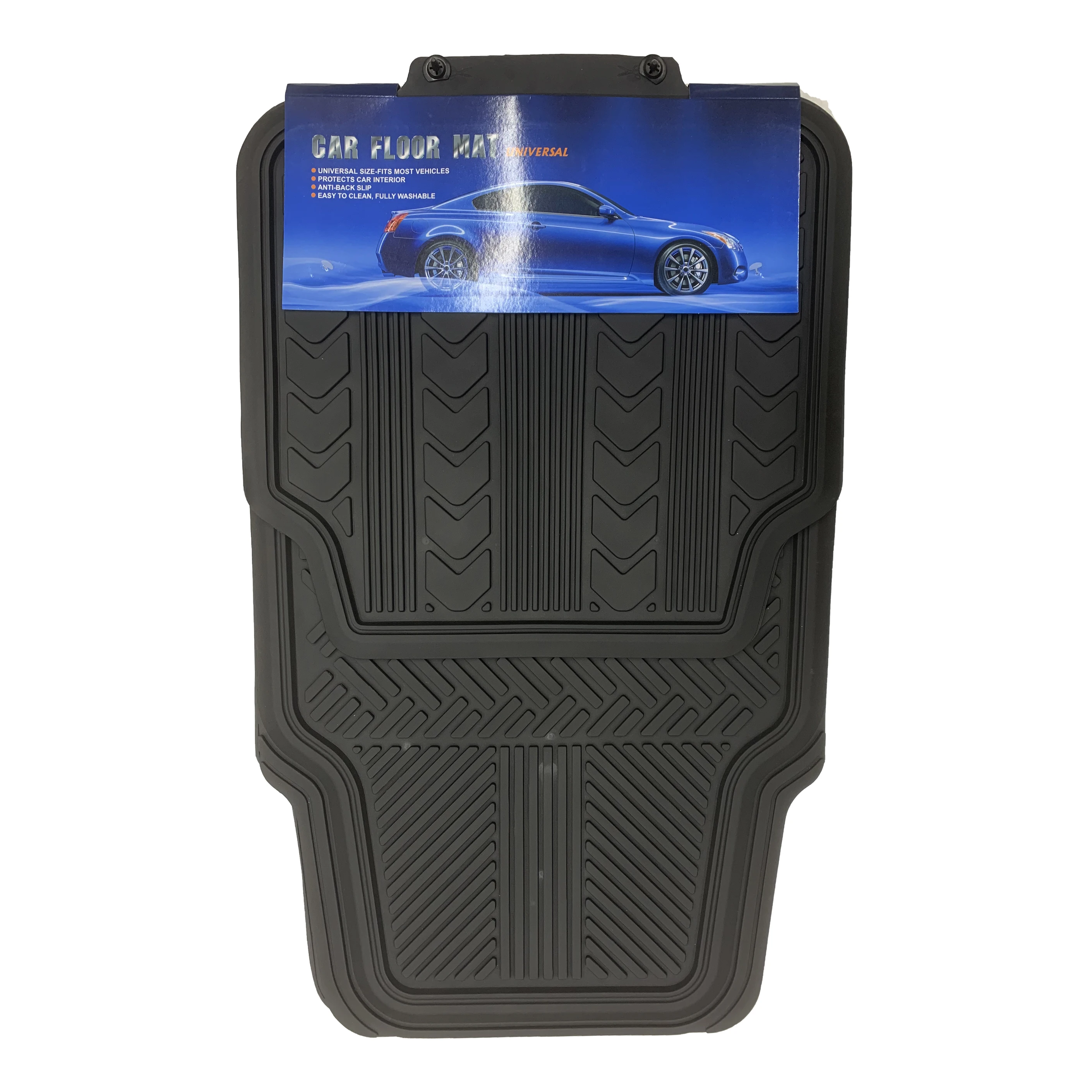 High Quality Full Set Non Skid PVC Car Floor Mat 4 Piece