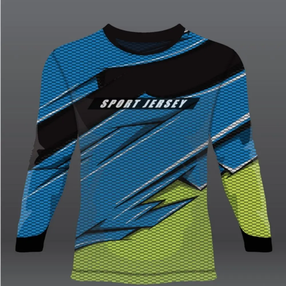 Long Sleeved Off Road Motorcycle Cycling Suit Breathable Quick Drying Racing Suit Mountain Bicycle Speed Reduction Suit