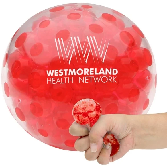 Printed Bead Squeeze Gel Balls Stress Balls/Stress Reliever/Stress Toy