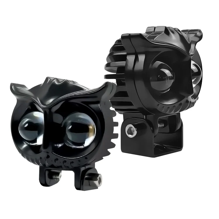 lens laser led headlight white+yellow led fog lights super bright led lights for cars motorcycles truck offroad led light