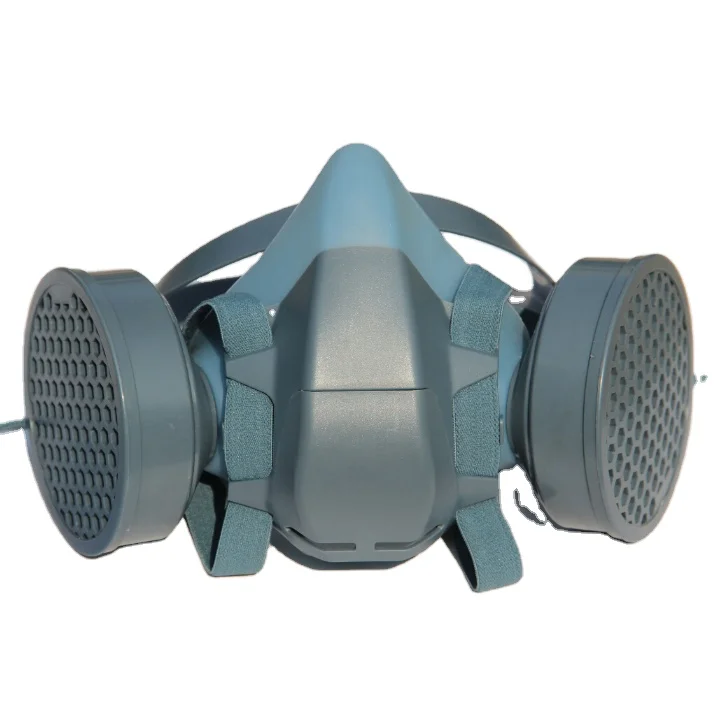latex gas mask  double filter custom gas mask respirator