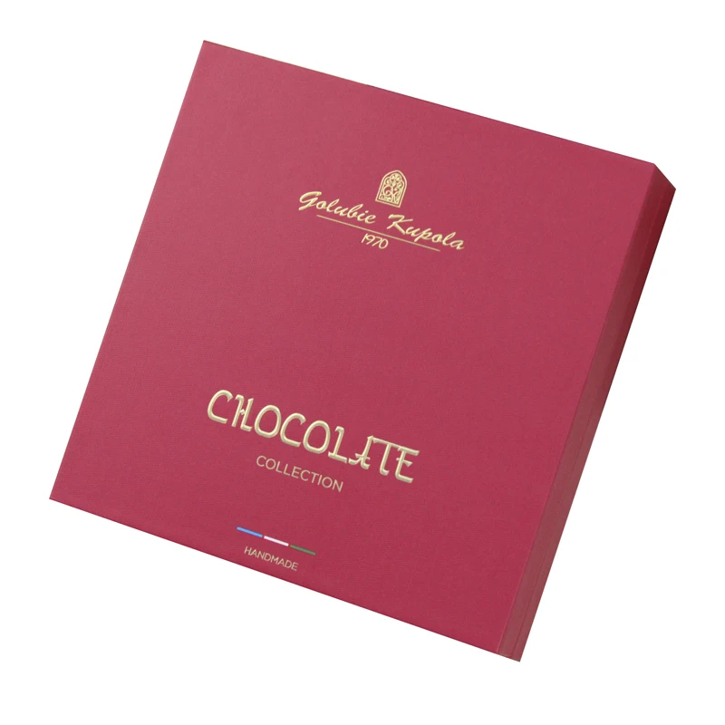 Custom Handmade Paper Cardboard Empty Chocolate Box Bar Gift Packaging Chocolate Box For Candy with Divider Inserts