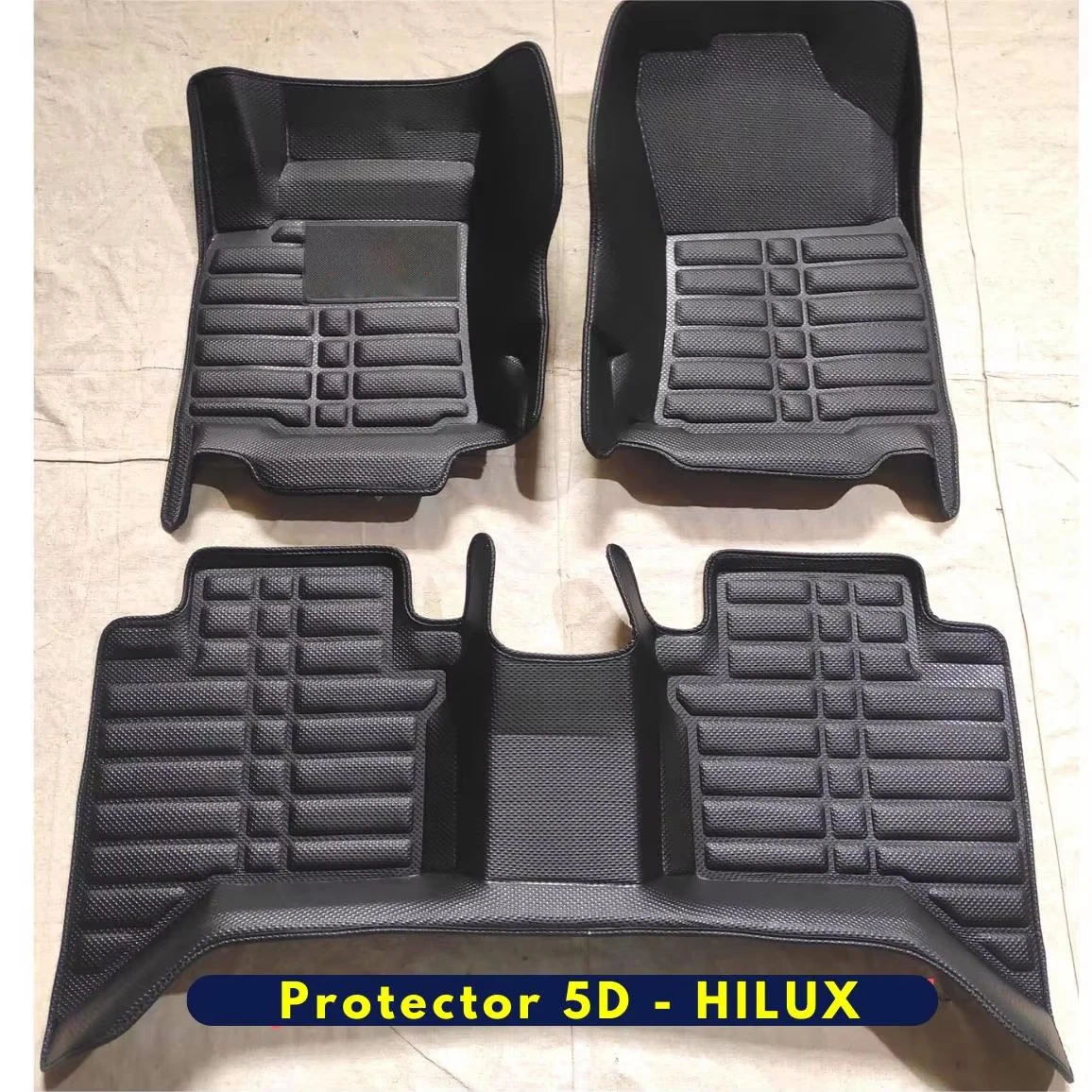 Muchkey Custom Logo Diamond Burr Special All Weather 3D EVA Carpet Car Mat For Toyota Corolla Camry Prado Highlander RAV4 Lexus