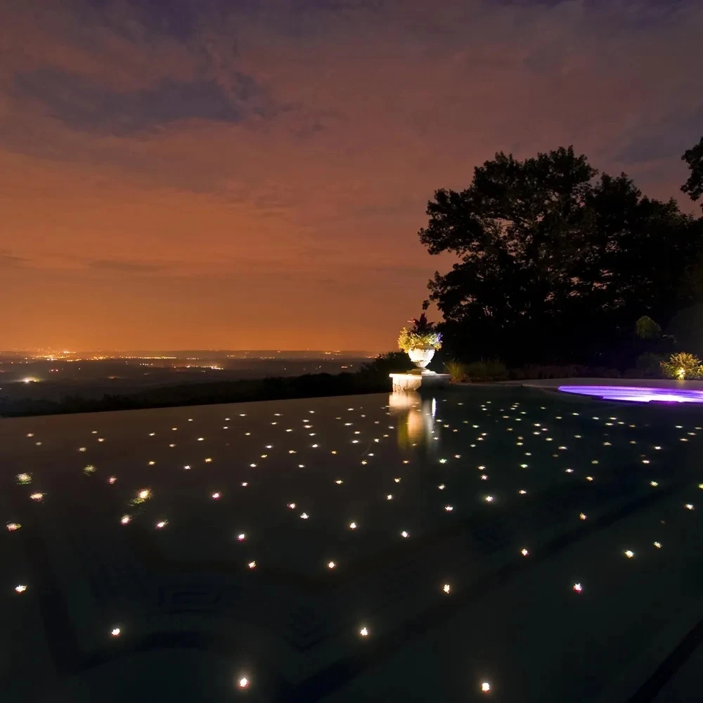 Fibre Optic Light for Swimming Pool Lighting with Black Jacket 1mm Fiber Cable