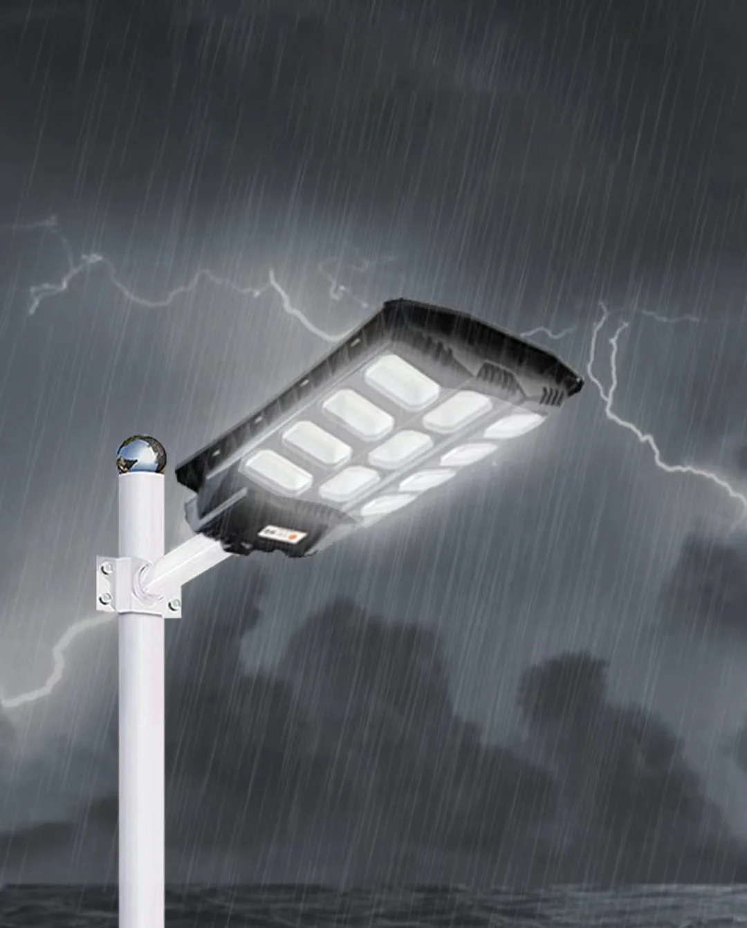 Hot sale street light 300w 400w 500w dusk to dawn motion sensor all in one outdoor led lights