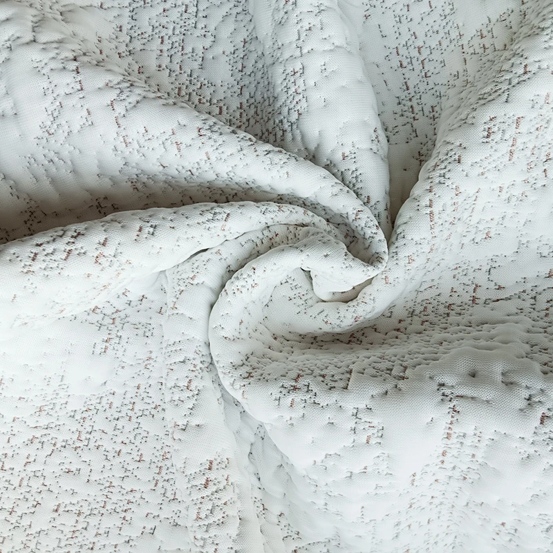 Haichun New pattern 100% Polyester Jacquard Waterproof Fabric Mattress Ticking Fabric for Pillow and Mattress Covers