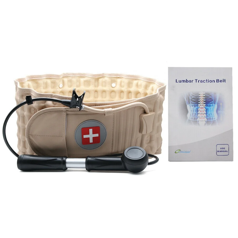 Physio Therapy Lumbar Support Belt Air Traction Spinal Inflatable Back Brace