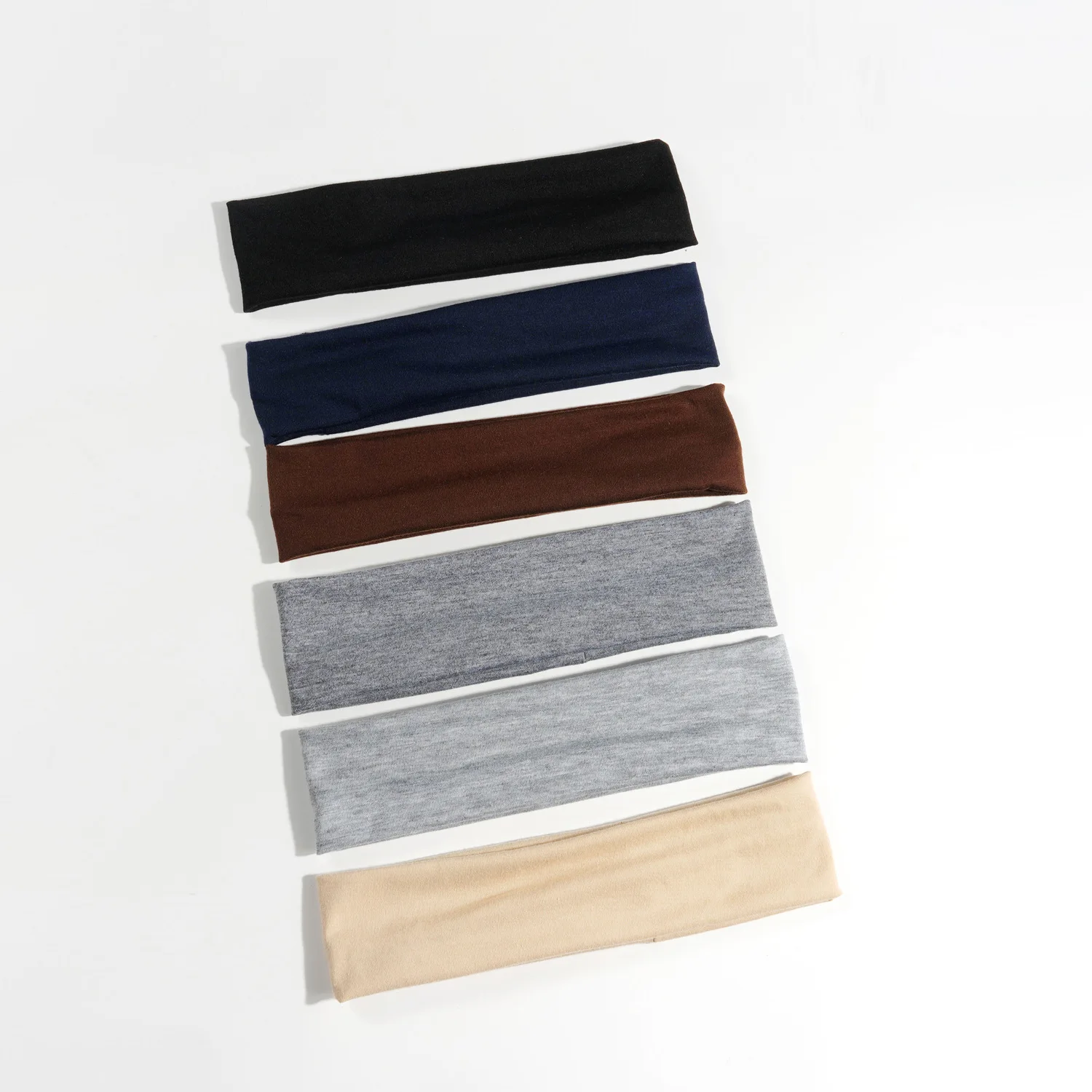 Customized logo sport Hair Bands Thin Cloth Headbands for Women Running sweat absorbing headband for men