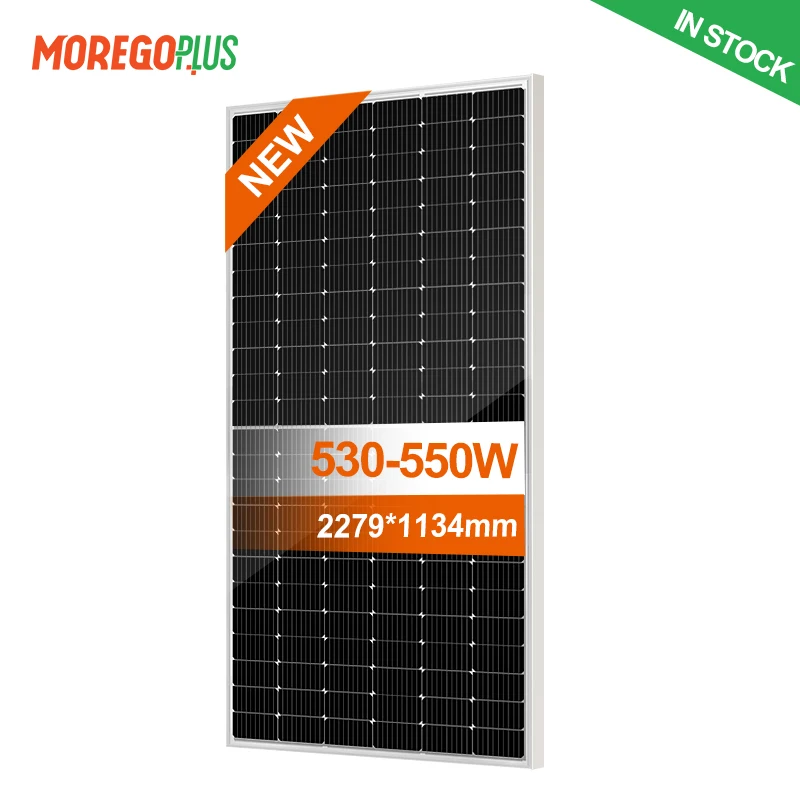 Moregoplus 182 один 72 модель солнечных панелей 530 535W 540 545W 550 цена для дома модуль солнечной энергии