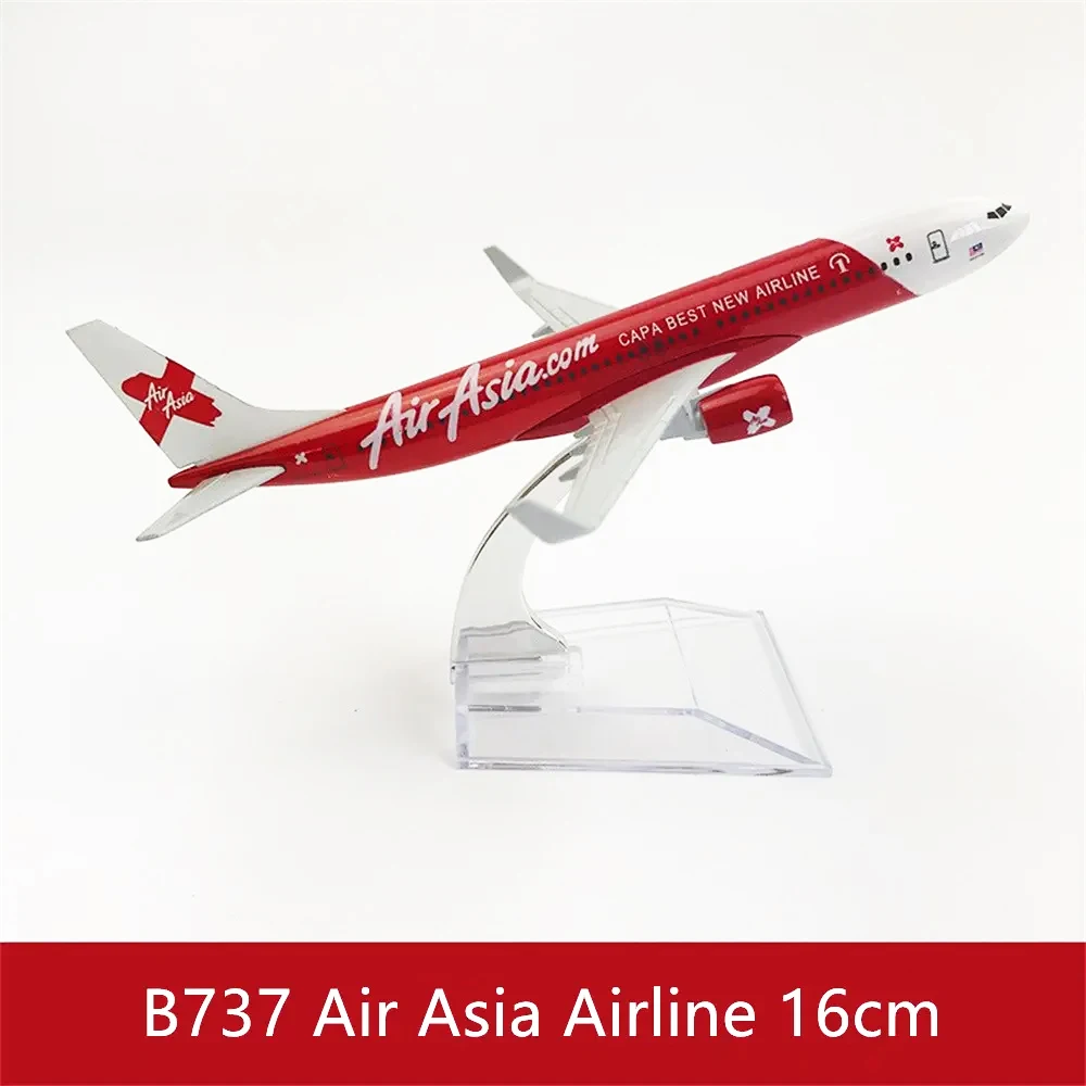 Модель самолета AirAsia 16 см