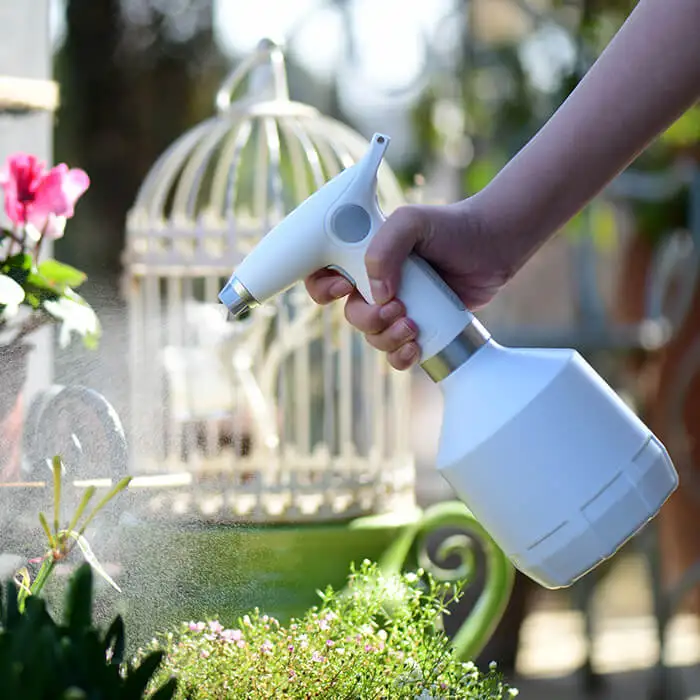 Automatic Electric Garden Sprayer 1L Battery Powered USB Rechargeable Fine Mist to Stream Spray Bottle with CE Approved