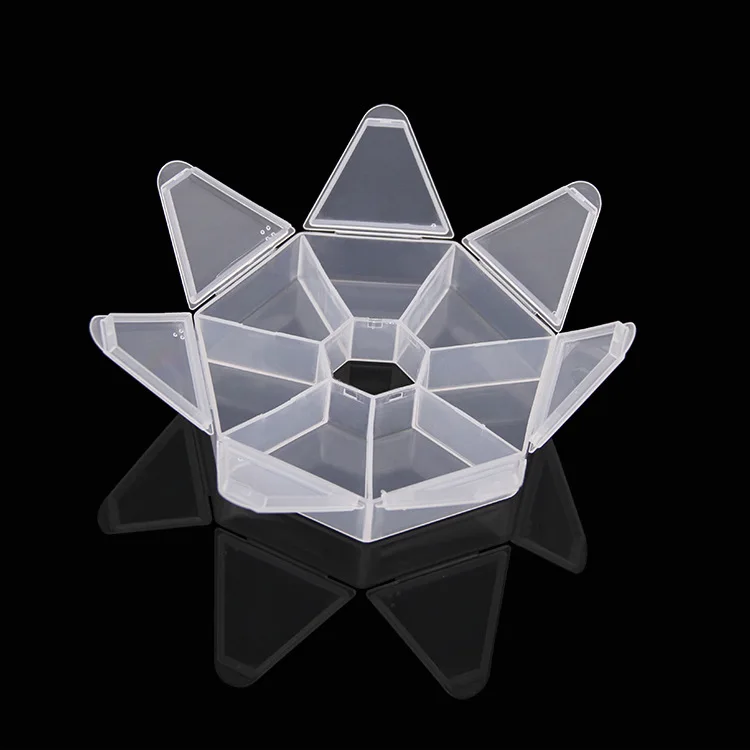 Tabletop Organizer Case Small Plastic Box Organizer Earring Packaging Case Wholesale Custom Jewelry Packaging Box