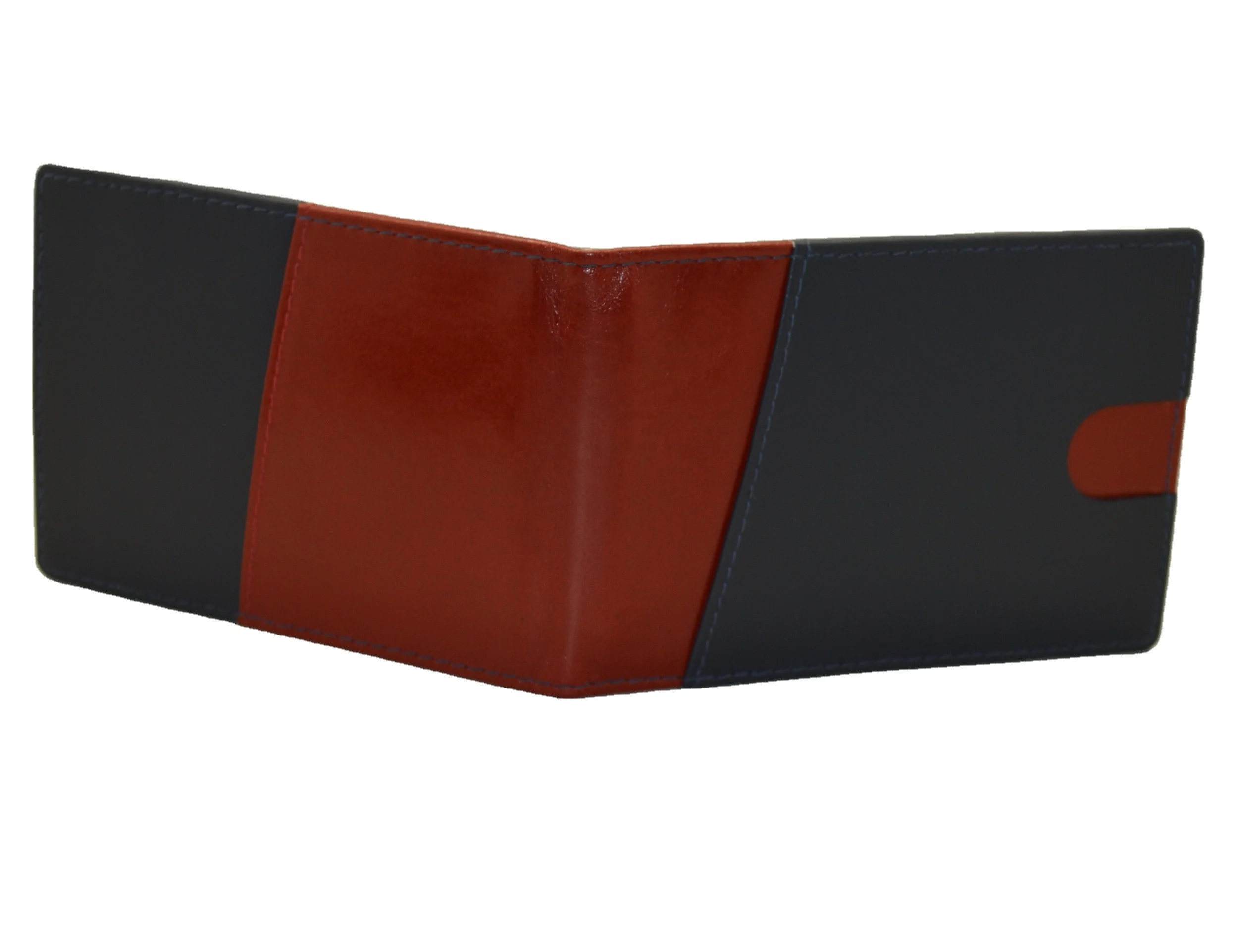 
RFID Blocking Slim Bifold Genuine Leather Minimalist Front Pocket Wallets for Men with Money Clip 