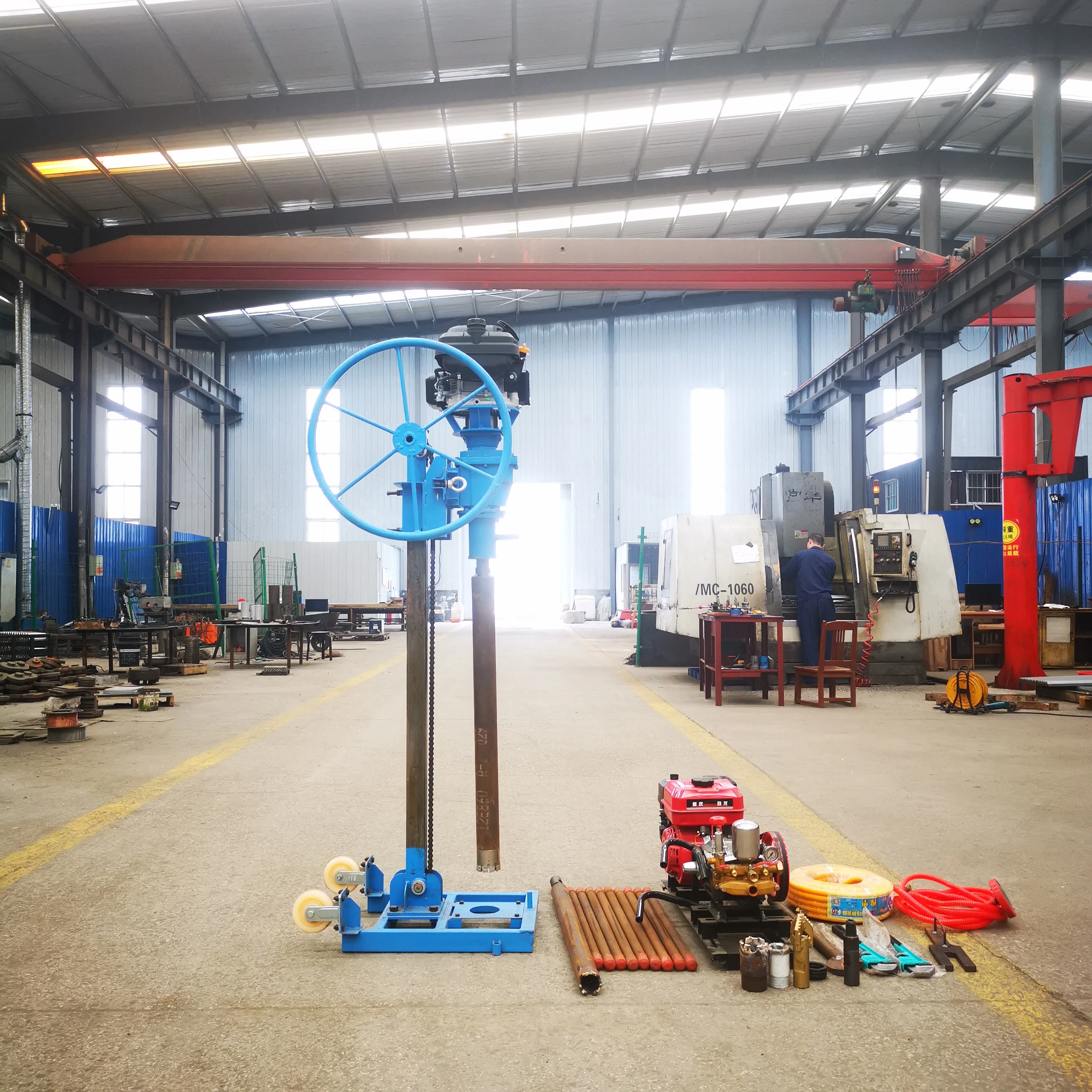 Горнодобывающая 20 м небольшая минеральная портативная геологоразведочная буровая установка для продажи