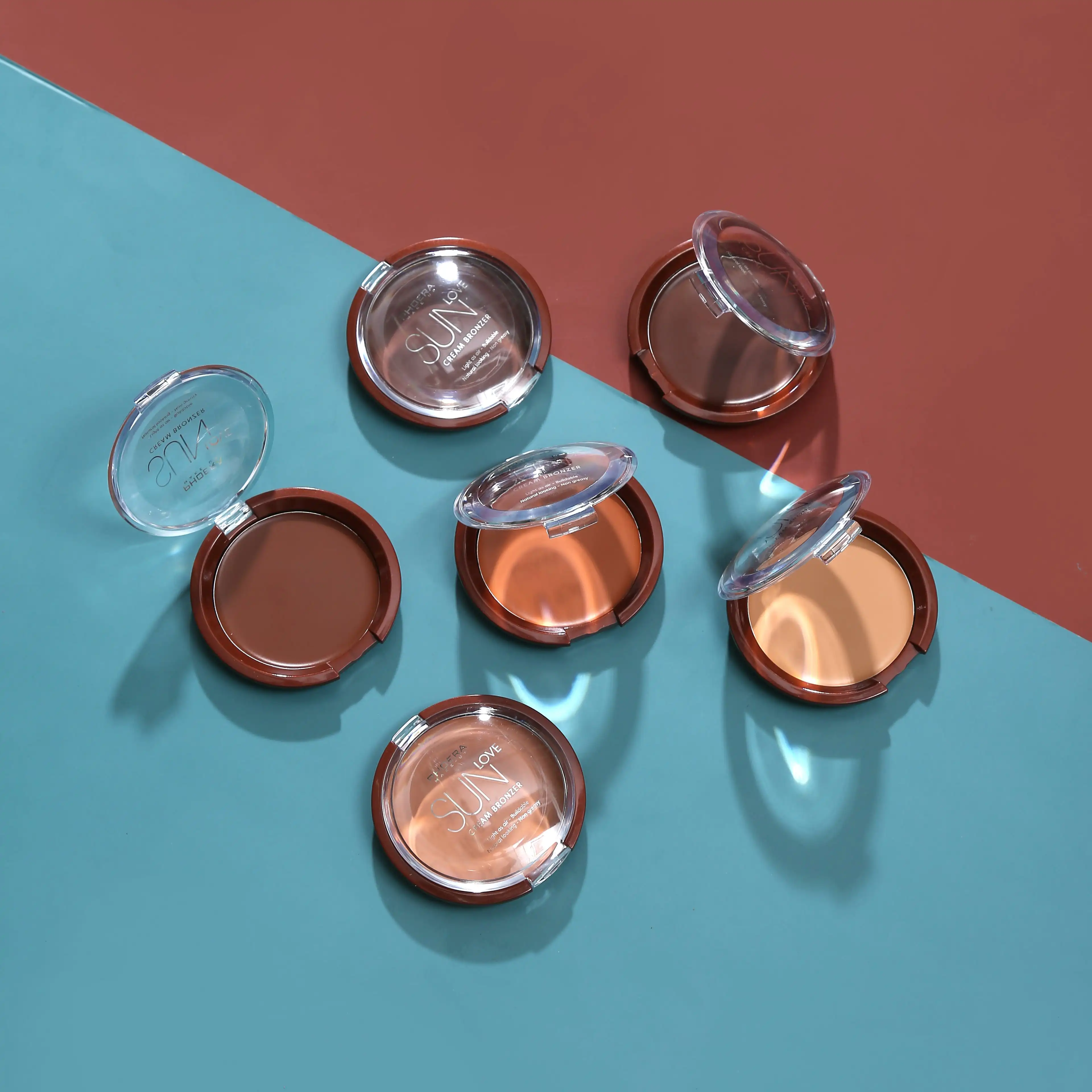 PHOERA 6 Colors Blendable Cream Bronzer