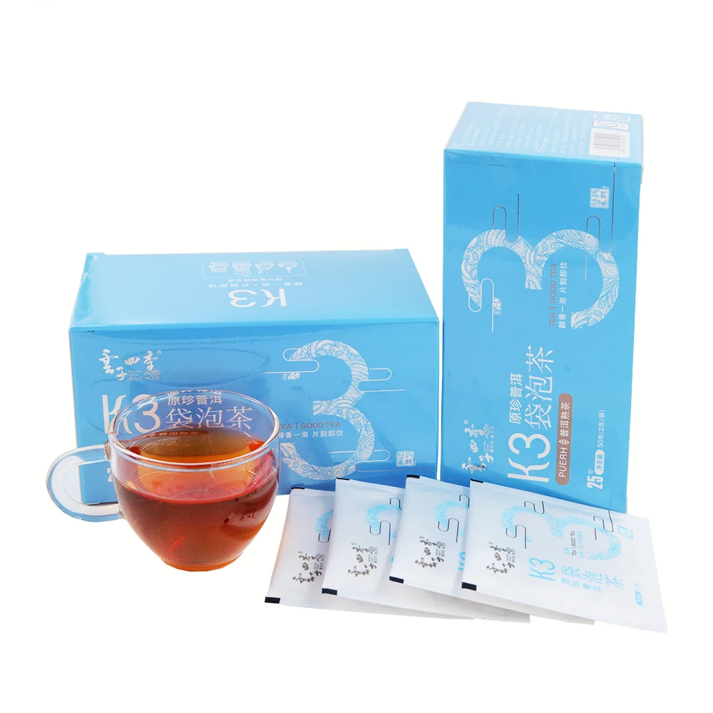 
K3 Yunnan, высококачественный удобный чай для похудения, Детокс, офисный чайный пакетик 