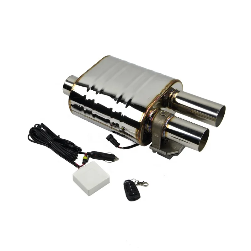 Universal Muffler Electric Motor Remote Valve Kit with Controller Box