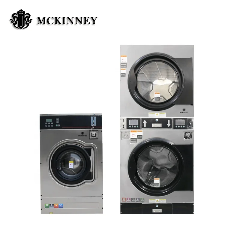 Mckinney Factory Direct Price Coin Operated Laundry Washer and Dryer