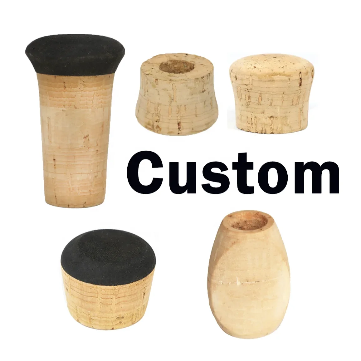 Detachable weihai manufacturer DIY fishing rod ski pole mountaineering sticks handle high quality eco-friendly cork rod grip