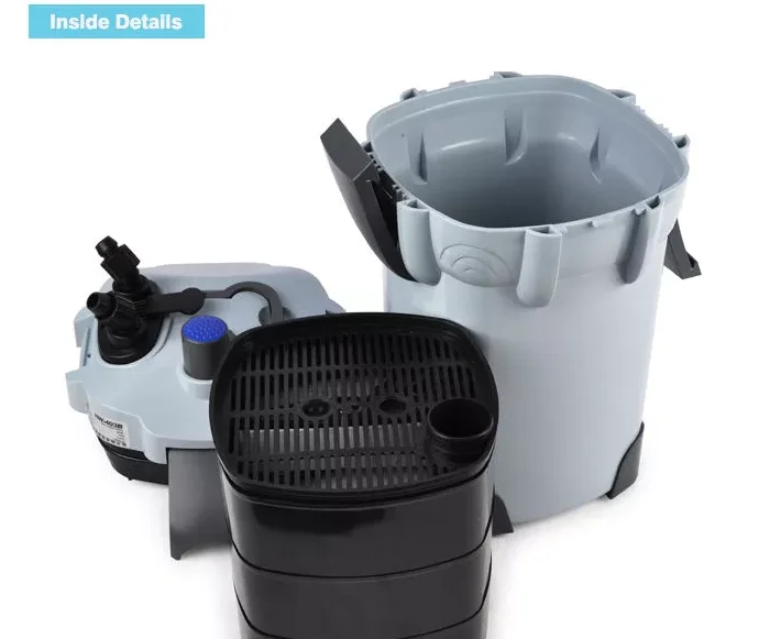 HW-404B Aquarium External Canister Filter 2000l/h with 9W UVC light external filter