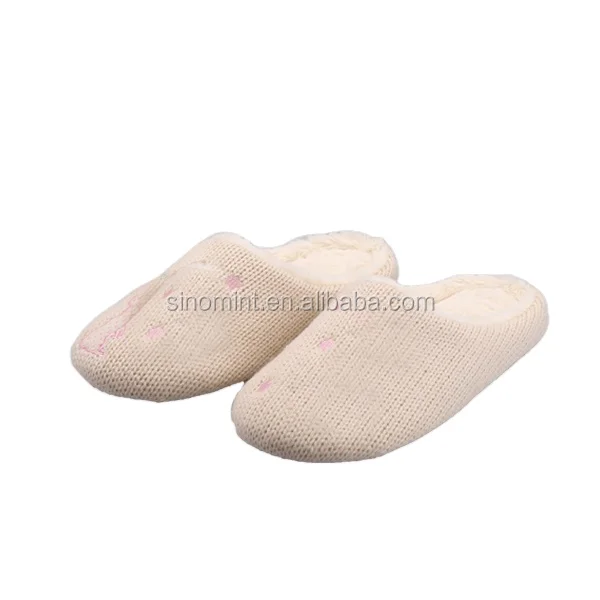 China wholesale indoor furry pink lovely home ladies soft winter warm slipper