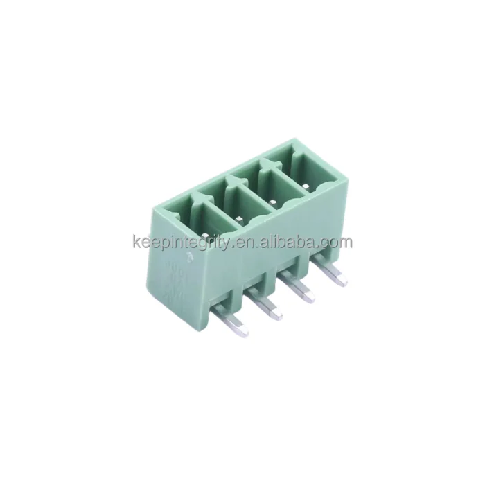 Jubaolai 1x4P 3.81mm Pitch Pluggable Terminal Blocks Connector WJ15EDGRC-3.81-4P