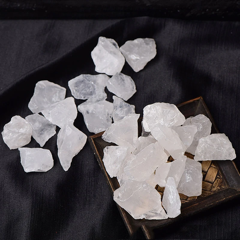 Wholesale Natural Rough Stone Reiki Raw Rock White Clear Quartz Crystal Mineral Healing Stones For Aquarium Decor GS003