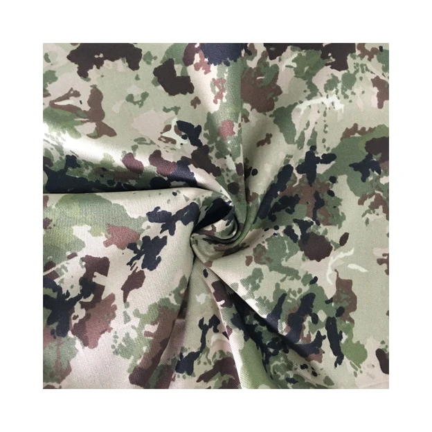 
Polyester Cotton Ripstop Twill Multicam Camouflage printed Fabric for Army 
