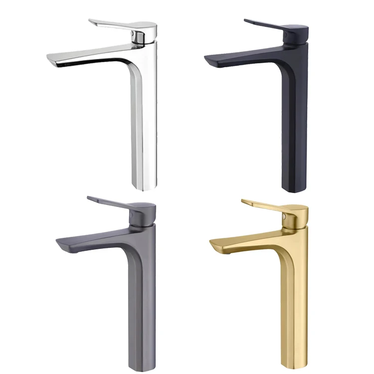 Luxury Lavatory Brass Water Tap Faucet Designs Vanity Sanitary Health Bathroom Sinks Mixers Basin Faucets