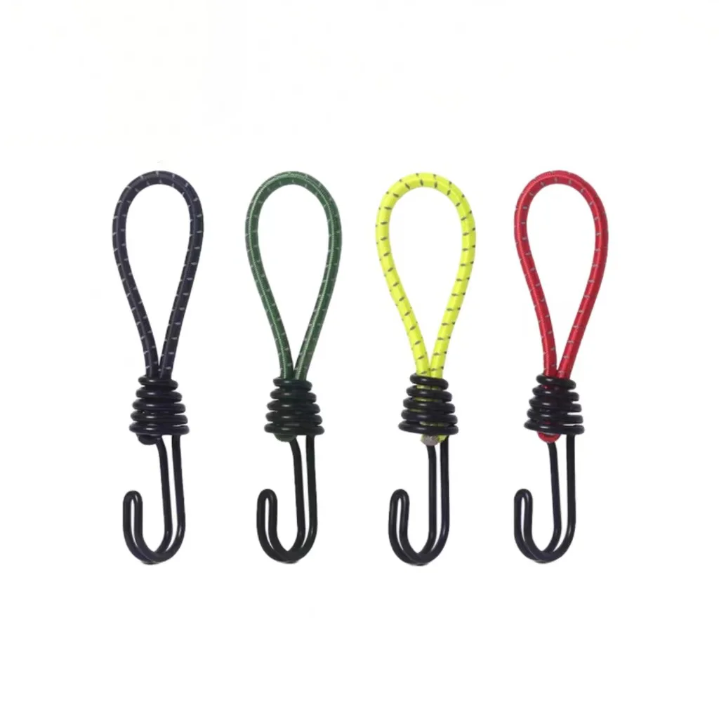 Outdoor Camping Tent Hooks Camping Canopy Accessories Drawstring Elastic Buckle Fixed Binding Strap Stretchy