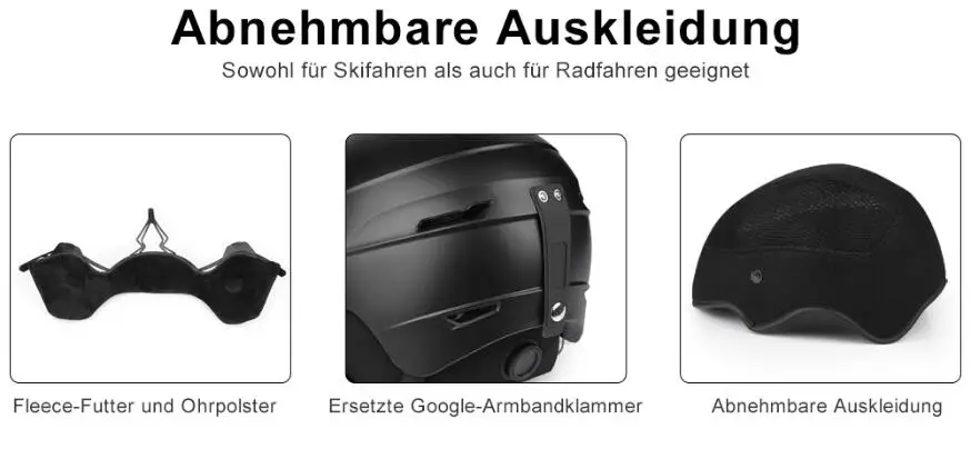 2022 Stylish special design snow skiing helmet with lens stylish