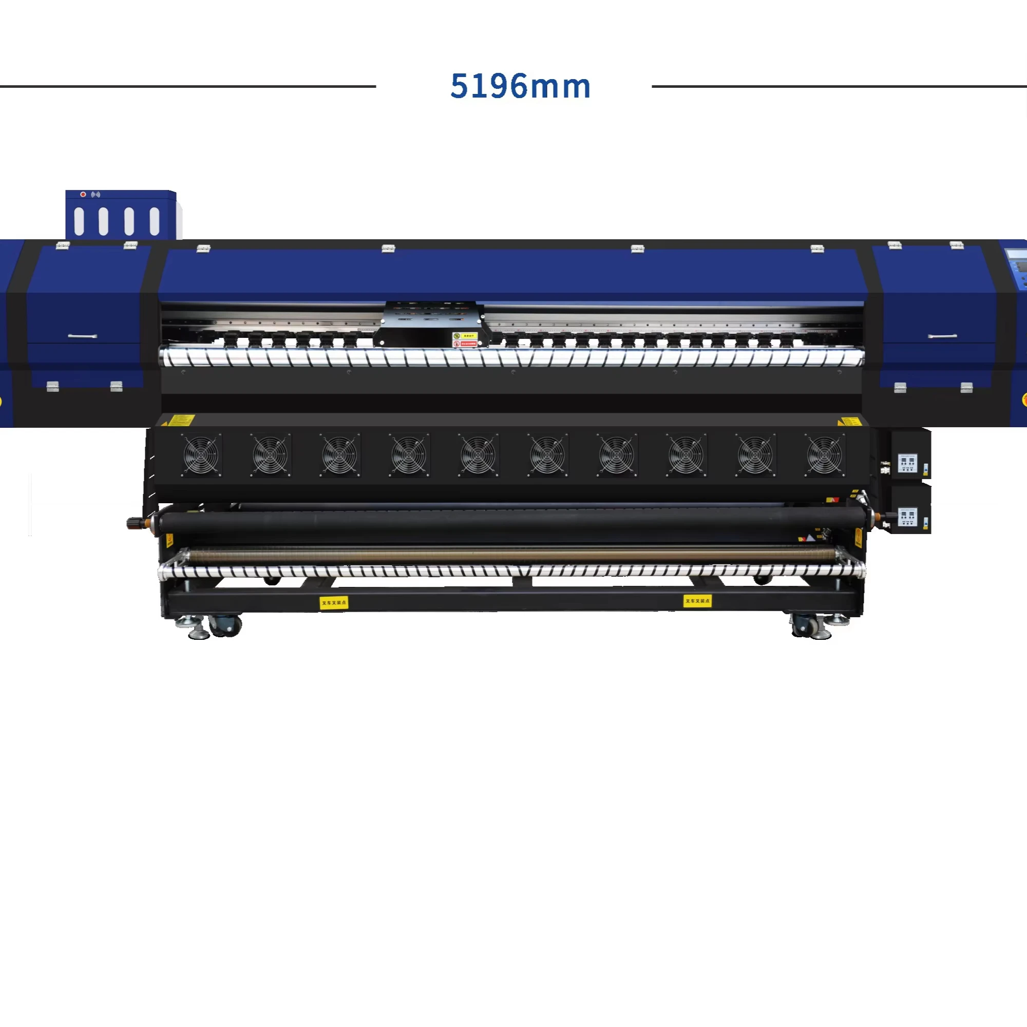 Popular 8 i3200 printhead thermal transfer sublimation printer with fast print speeds of 370square meters per hou