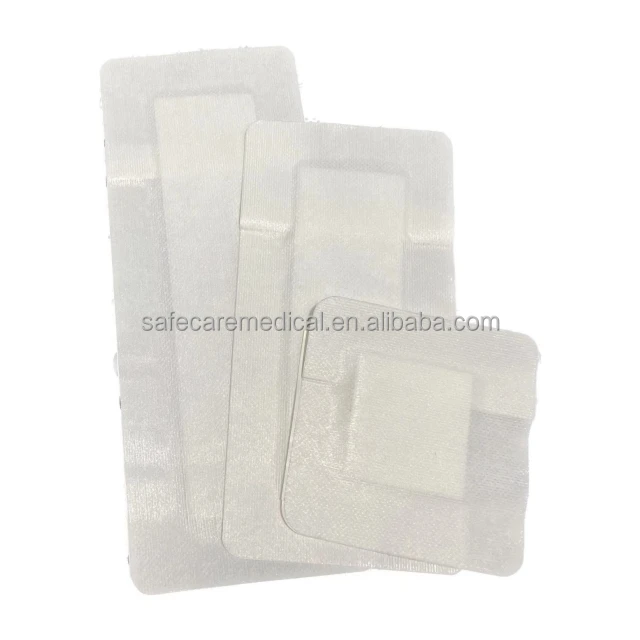Disposable Surgical Film High Absorbent Self-adhesive Non-woven Wound Dressing Wound Care with CE ISO13485