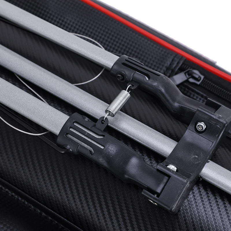 ome 1.25M high capacity two layers storage EVA Waterproof fly rod carp reel portable fishing bag fishing rod bag with stand