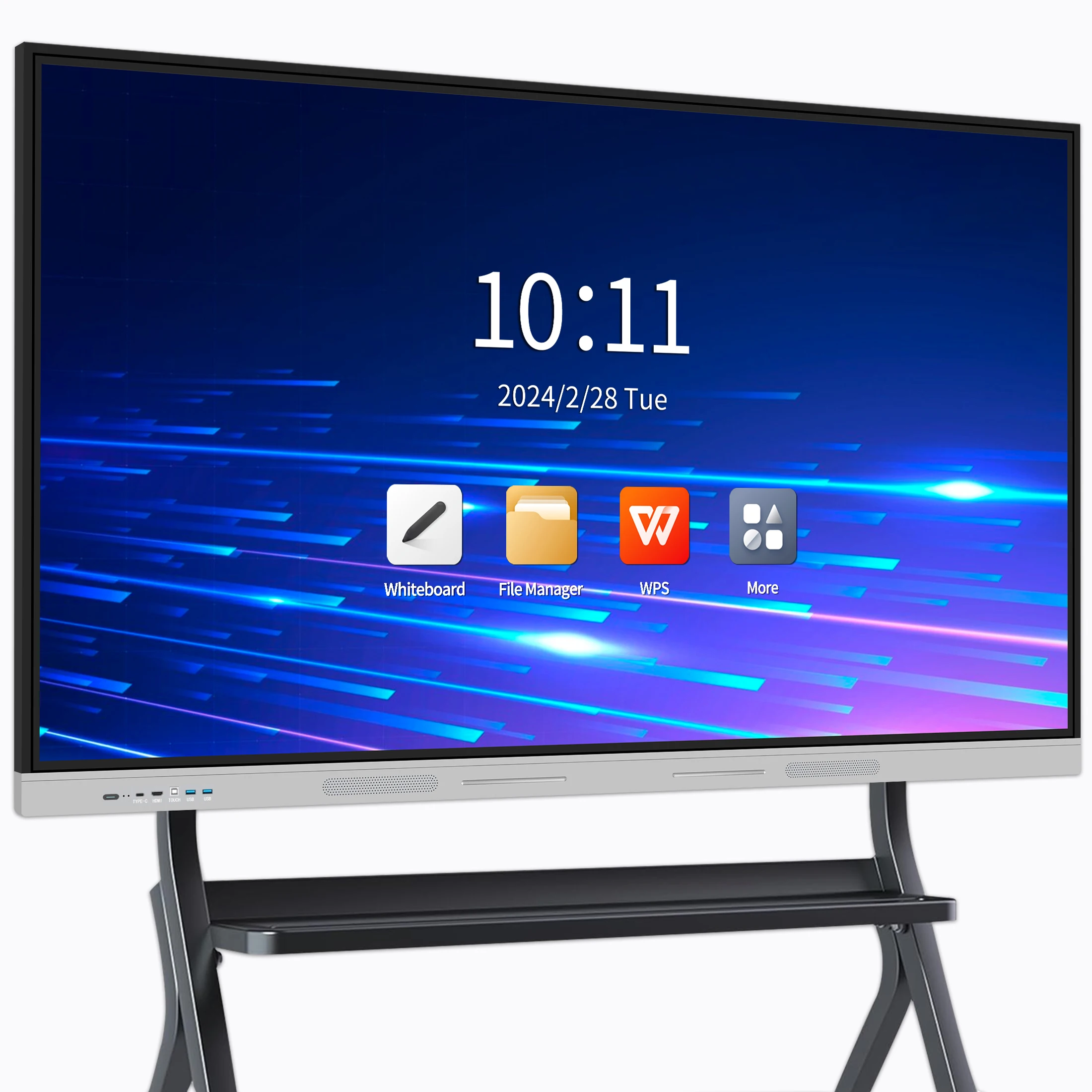 Премиум смарт-плата 55 65 75 дюймов 4K UHD 20-Point Multi-Touch Dual OS беспроводной экран совместное использование интерактивная доска программное обеспечение