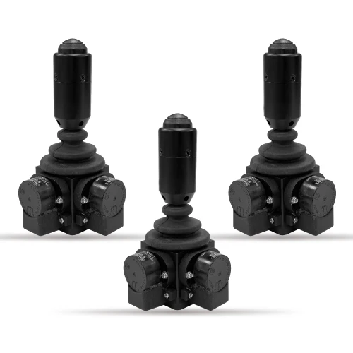 Industrial Excavator Joystick Controller Reasonable Price JP30 2axes Potentiometer Incorporated Type Metal Housing
