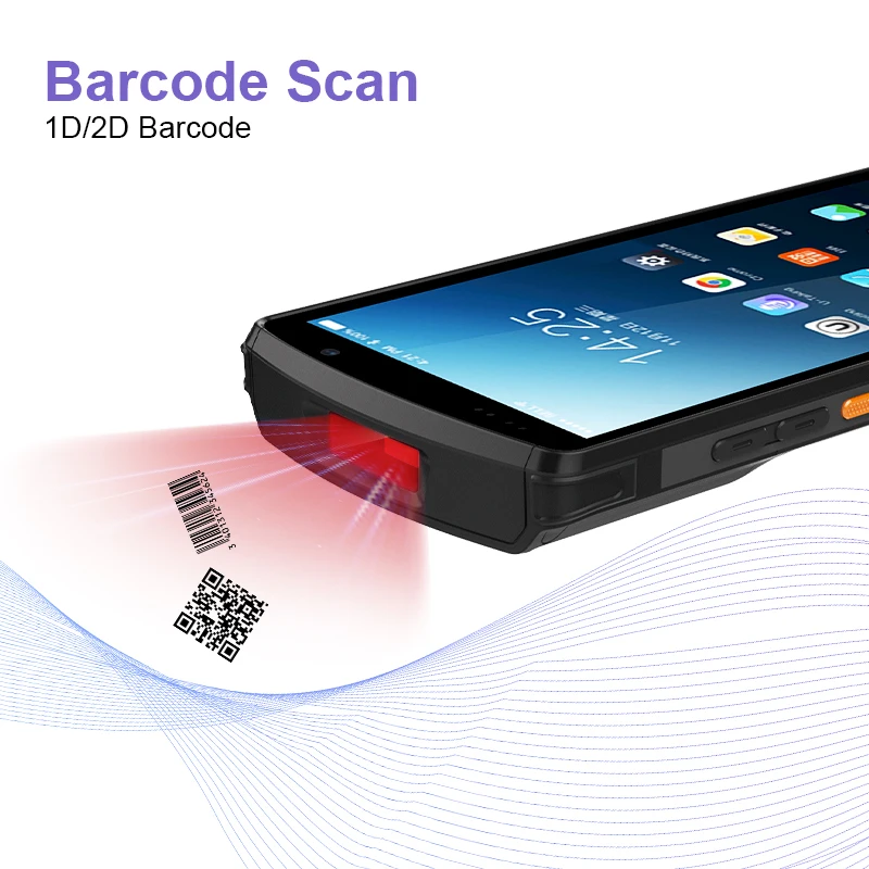 KINGTOP завод 1/2D сканирование Кода Android прочный телефон водонепроницаемый смартфон с NFC PDAs