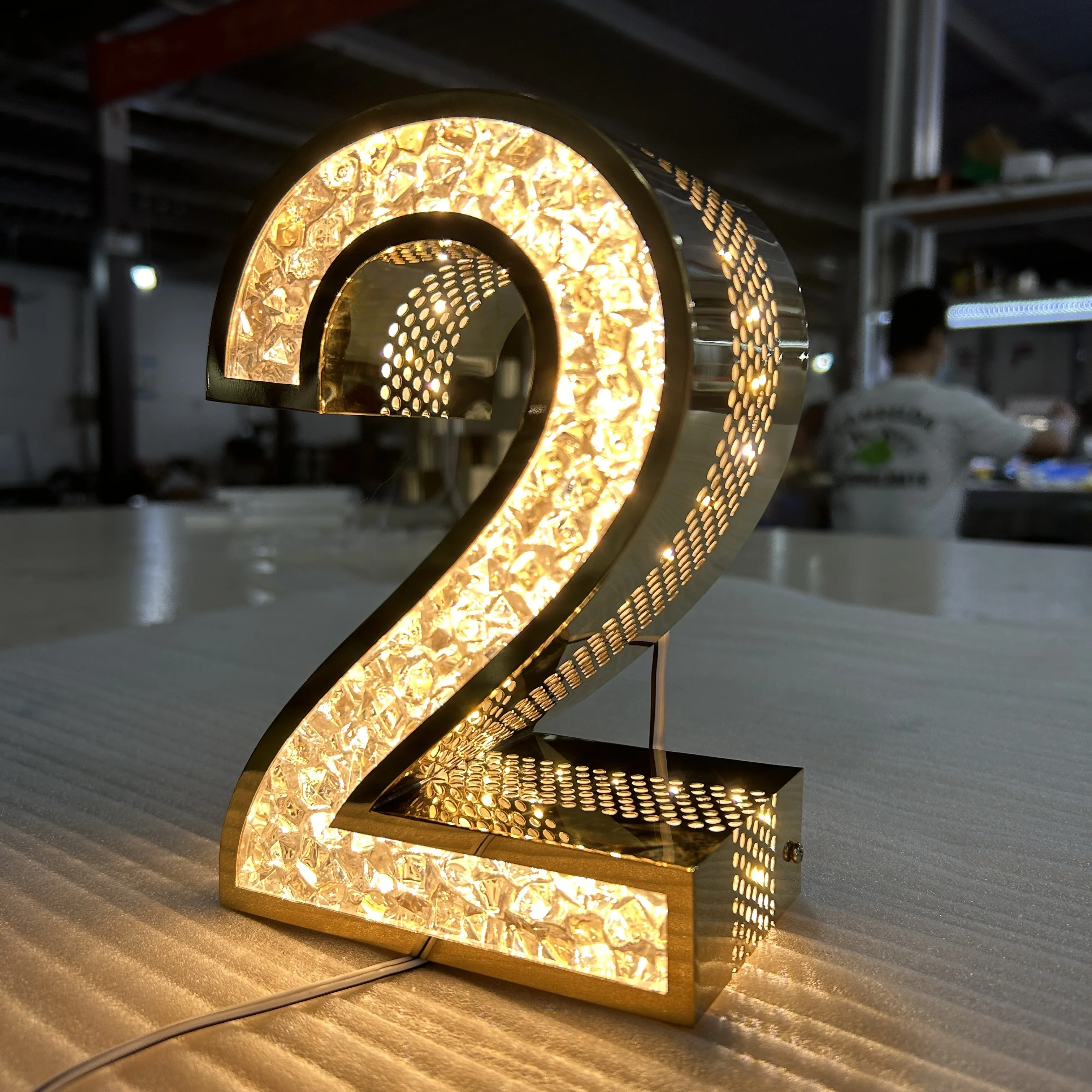 New Product Led Backlit Logo Company Sign Letters Custom 3d Signs for Business Outdoor