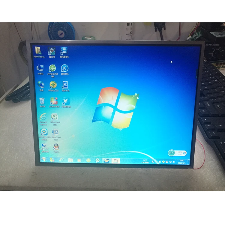Frameless naked LED display 10 12 15 17 19 21.5 inch tft lcd monitor without housing for Pos  Vending Machine (panel +kit)