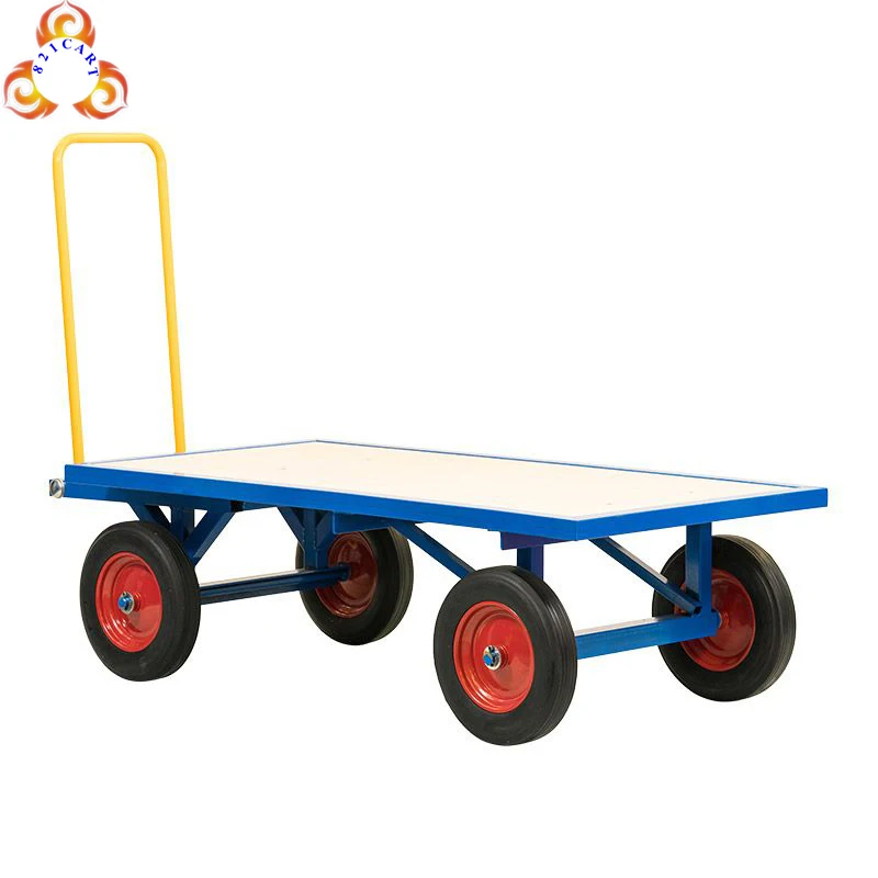 Manufacturers Wholesale Durable Heavy Duty Turntable Trolley For Warehouse