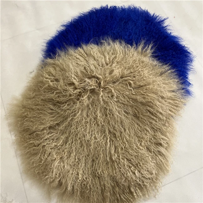 Curly Kalgan Lamb Fur Plate throw