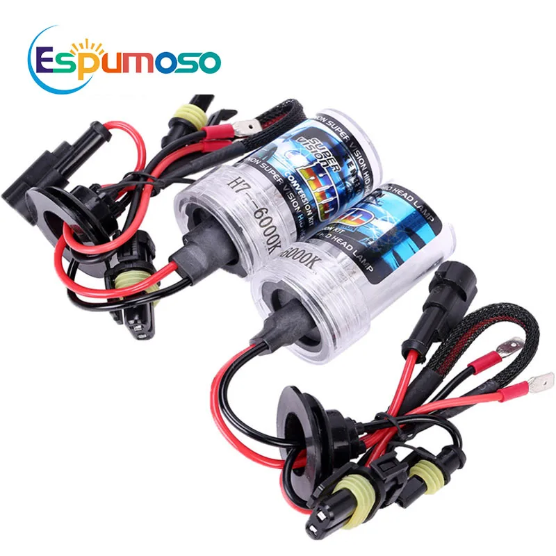 Auto Car Led Headlight Bulb 35W 55W H4 H7 H1 H3 9005 9006 880 3000K 4500K 6000K 8000K 12000K HID Bi Xenon LED Headlamp 12V 24V