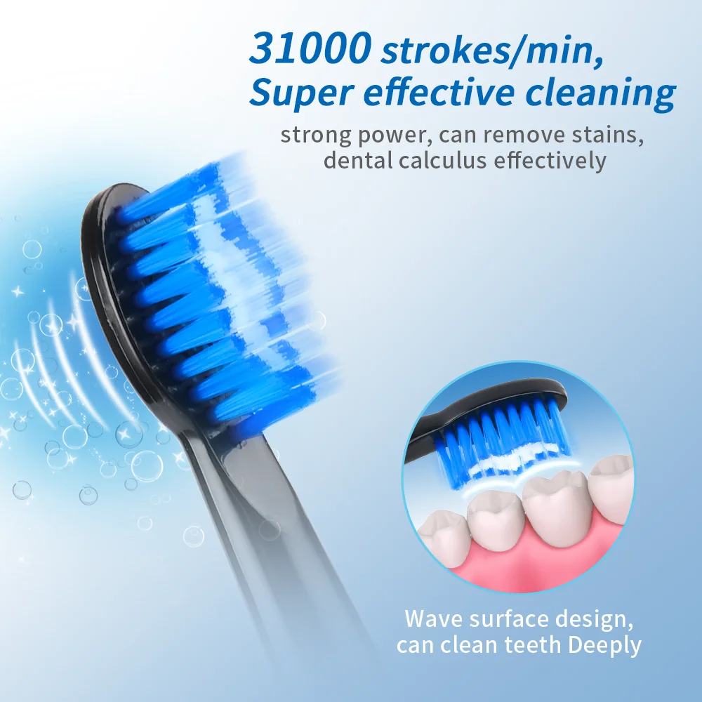 5 режимов уход за полостью рта автоматическая высокой мощности перезаряжаемые зубная щетка IPX7 водостойкая электрическая машинка для стрижки Sonic зубная щетка
