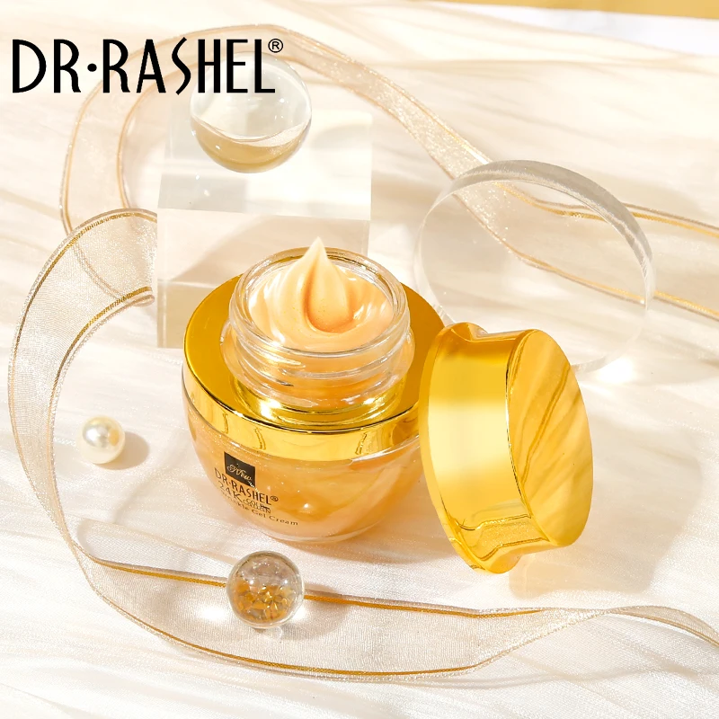 Отбеливающий гель-крем DR.RASHEL 24 K Gold с коллагеном для молодежи и ухода за кожей